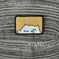 Cat Patch Embroidery on Clothes Cute Animal Morale Badge Tactical Equipment Hook and Loop Patches Backpack Stickers