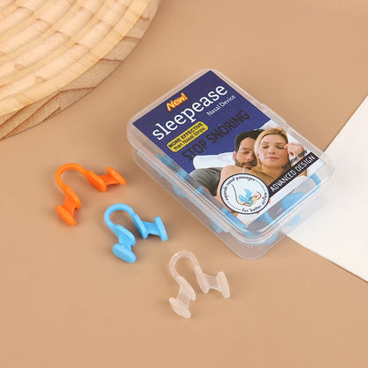 Anti Snore Nasal Dilator Stop Snoring Silicone Nose Clip Sport Easy Breath Nasal Clip Stop Snoring Aid Device Improve Sleeping