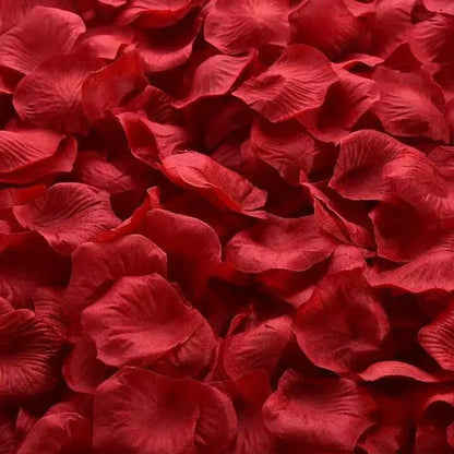100-10000Pcs Top Colorful Artificial Fake Rose Petals Red White Gold Roses Petal Flowers Romantic Wedding Party Valentine Decor