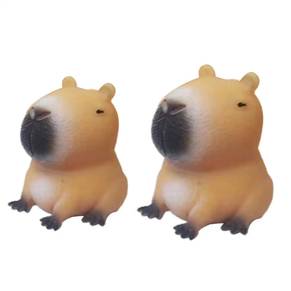 Cute Cartoon Capybara Squeeze Toy Stress Relief Funny Animal Squeeze Toy Capybara Shape Pinch Toys Relax Gifts