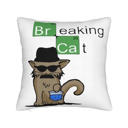 Saul Goodman Actor Square Pillow Case Breaking Bad Cushion Covers Customized Zippered Decorative Pillowcase for Sofa 40*40cm