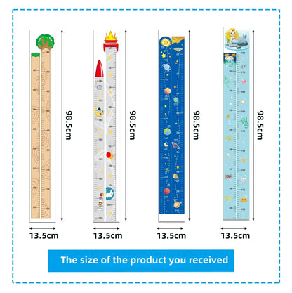 Cute Cartoon Height Sticker Unicorn Dinosaur Giraffe Wall Height Measuring Ruler Stickers For Kids Room Kindergarten Decor