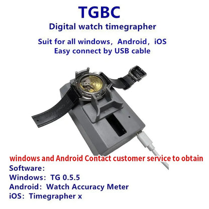 Watch Timegrapher Tester Mechanical Watch Calibration Detection Watchmakers Repair Tools Used with PC Cellphone