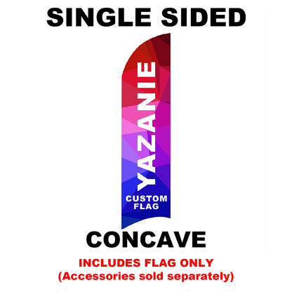 Single or Double Sided Custom Beach Feather Flag Advertising Swooper Teardrop Flag for Outdoor Business and Events Promotion