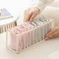 11 Compartment Home Collapsible Underwear Storage Box Nylon Organizing Dormitory Storage Bra Organizing Breathable Mesh Bag