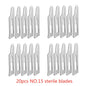 20-100pcs Sterile Carbon Steel Surgical Blades Scalpel Knife for DIY Cutting Phone Repair Carving Animal Grooming Maintenance