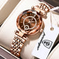 POEDAGAR High Quality Exquisite Wristwatch For Woman Waterproof Stainless Steel Date Quartz Ladies Watch Elegant Women's Watches