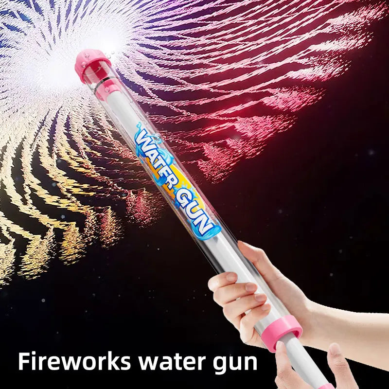 3-piece fireworks water gun for playing in water, toy for beach, children's water gun toy, party water gun, floating water gun