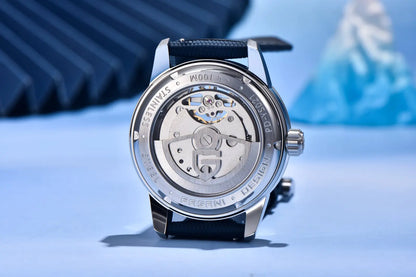 PAGANI DESIGN Men Watches Automatic Mechanical Watch Tourbillon Clock Genuine Leather Waterproof Watch Military Wristwatch Man ﻿