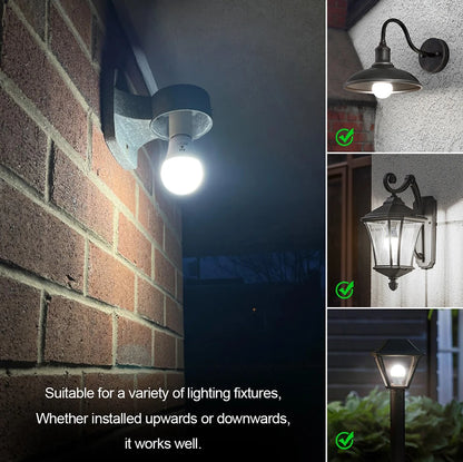 2PCS /Pack LED Bulb Light E27 Radar Motion Sensor 220V White Lamp Working in Night Auto On for Home Living Room Stairs Pathway