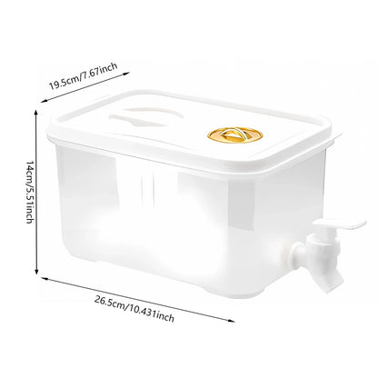 3.5-10L Cold Water Kettle with Faucet Refrigerator Cool Water Bucket Lemonade Bottle Beverage Water Dispenser Drinkware Outdoor