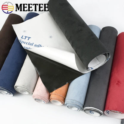 20*30/70cm 0.8mm Thick Suede Fabric Self Adhesive Stretch Cloth for Car Interior Workbench Repair Patch Upholstery Decoration