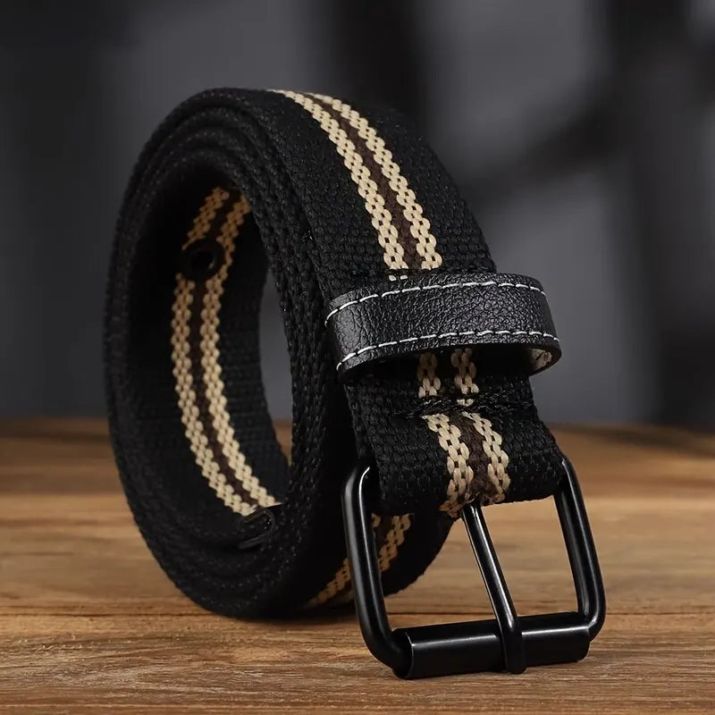 Men's Canvas Belt Casual Retro Women's Belt Outdoor Sports Belt With Jeans Belt Breathable Lightweight Eyelet Belt For Men Women