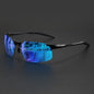 Classic Colorful Semi-Rimless Outdoor Polarized Sunglasses - Spring Hinge, UV400 for Driving, Fishing & Daily Use