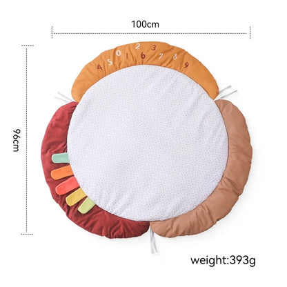 1set Baby Wooden Rattle Toys Play Gym Mobile Hanging Sensory Toys Foldable Play Gym Frame Activity Gym Baby Room Decorations Toy