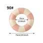 1PC Ins Style Macaron Inflatable Swimming Ring Adult Kids Thickened Pool Float Summer Pool Party Water Toy