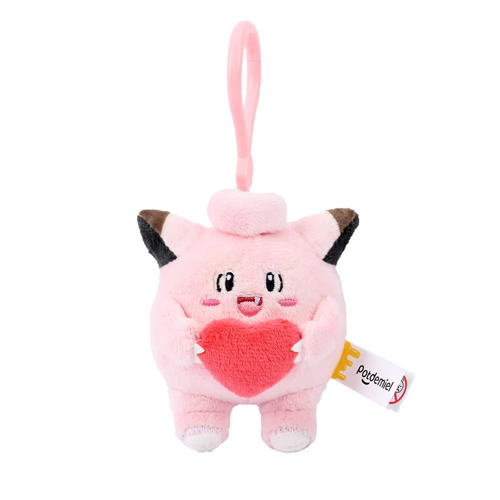 Pokemon Jigglypuff Bulbasaur Gengar Togepi Mimikyu Mew Kawaii Plush Stuffed Toy Keychain Backpack Pendant Keyring Birthday Gifts