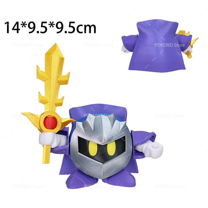 Hot Kirby Figures 3D Printed Galacta Knight Sword Kirby Morpho Knight Meta Knight Galaxia Character Models DIY Toy for Kid Gifts