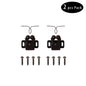 Furniture Door Stoppers Antique Copper Color Cupboard Cabinet Door Roller Latch Twin Double Catches with Striker and Free Screws