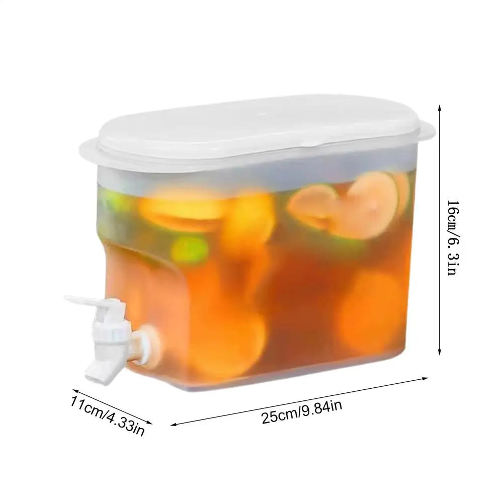 2.8L Cold Water Kettle With Faucet Beverage Dispenser WaterJug Lemonade Juice Container Water Pitcher For Kitchen Refrigerator
