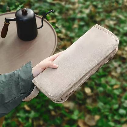 Portable Folding Stool For Outdoor Camping And Fishing, Small Stool With Adjustable Zipper