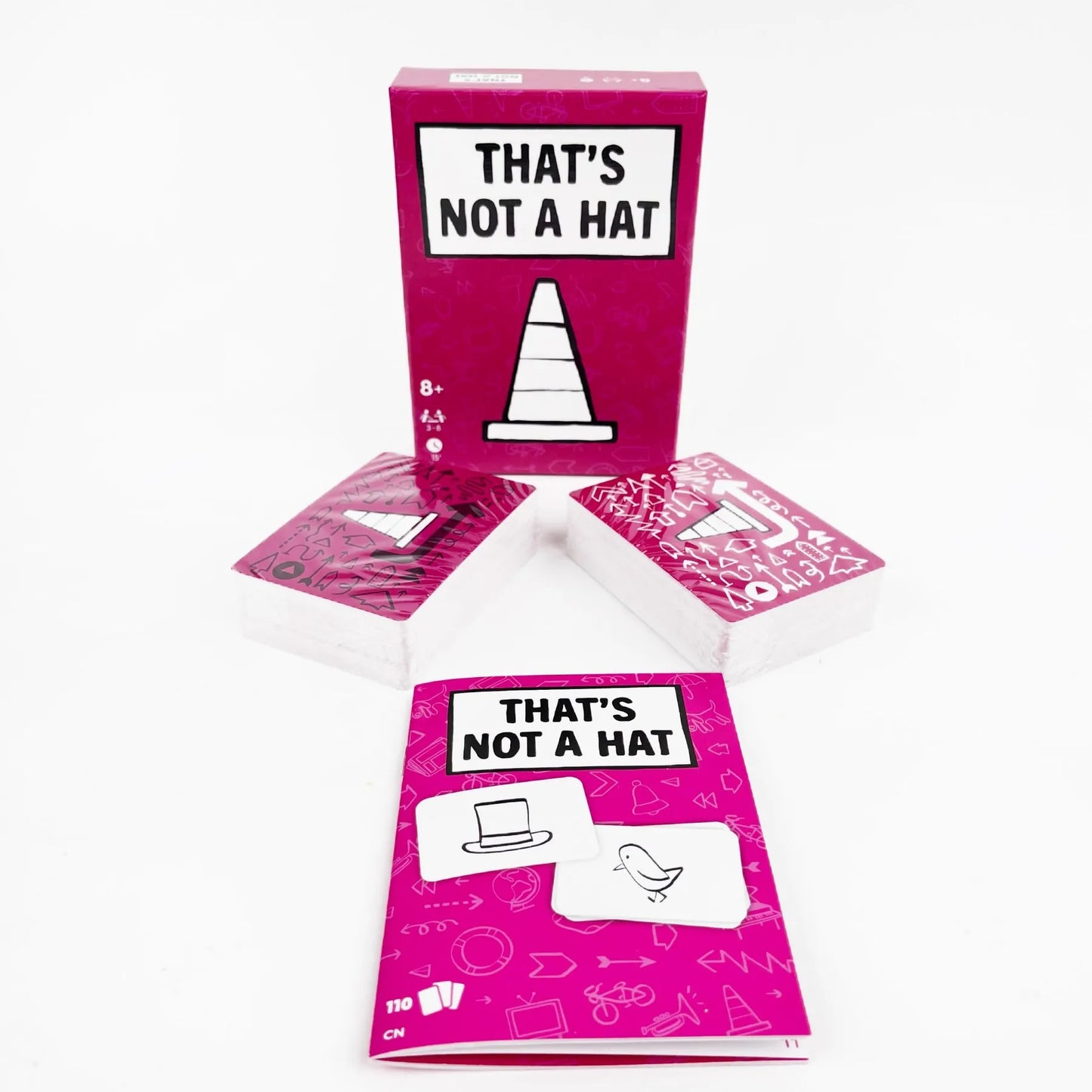 That’s Not A Hat Party Game Set Memory Tabletop Game 3-8 Players Cards for Family Gatherings Interactive Fun Gift