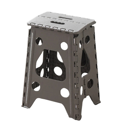 Plastic Folding Stepping Stool 400 LBS Capacity Non Slip Foldable Stools Multipurpose Camping Chair Handheld Thickened Footstool