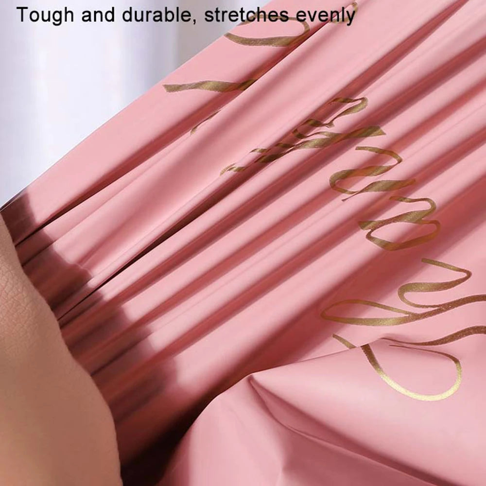 30/50Pcs Thank You Pink Shipping Bags Waterproof Plastic Express Mailing Bags Gifts Packing for Clothing Small Business