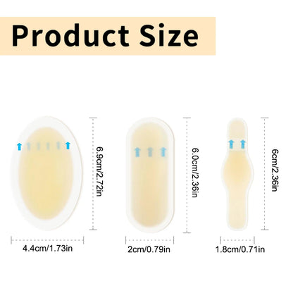24 5pcs Adhesive Hydrocolloid Gel Blister Plaster Heel Anti-wearing Heel Sticker Pedicure Patch Plaster Foot Care Tools