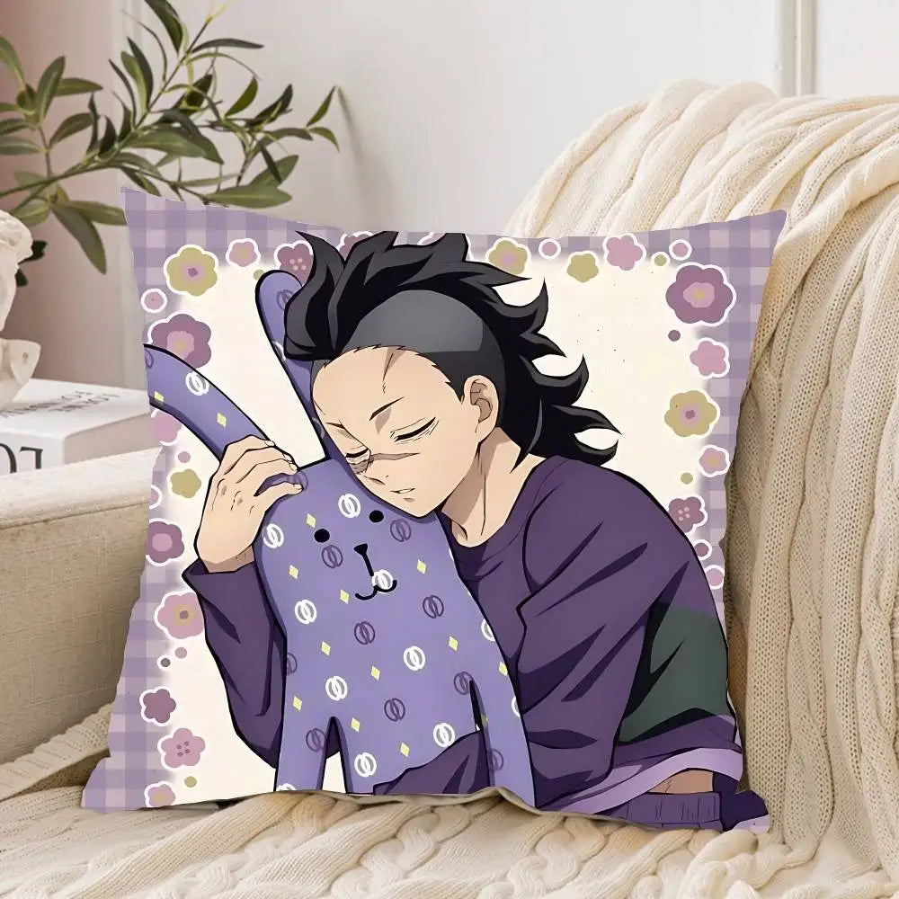 Cool G-genya Shinazugawa Pillow Case Pillow Cover Decorative Pillowcases Cushions Pillowcase Ornamental Pillows For Living Room