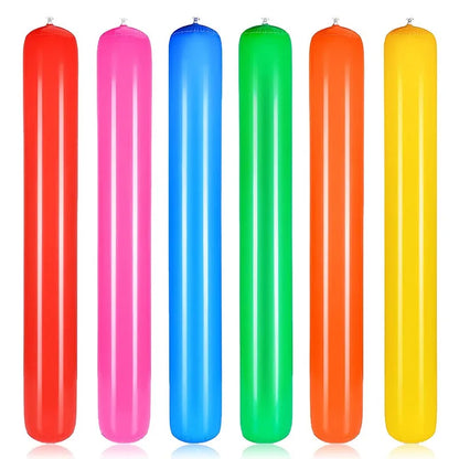 3/6pcs 90cm Inflatable Toy Sticks Children's Toys Parent-Child Activities Intelligent Sensory Props Party Cheer Sticks Outdoor