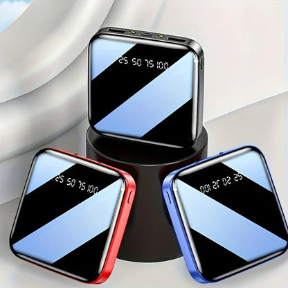 30000mAh Mini Power Bank Fast Charging Large Capacity Portable Power Bank 4 in 1 Cable for Xiaomi iPhone Samsung Huawei 2025 New