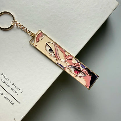 Anime Metal Hollow Out Keychains Bookmark Cute Jet Manga Fashion Bag Key Tag Jewelry Accessory Key Ring Holder Gift Anime