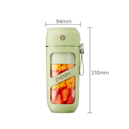 ZHENMI Portable Vacuum Juicer Crushed Ice Mixer Electric Mini Blender Fruit Vegetables Quick Juicing Kitchen Food Processor