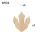 3Pcs Wooden Dinosaur Footprint Wall Stickers Dinosaur Foot Wall Stickers for Baby Room Wall Decor Dinosaur Wall Art Decorations