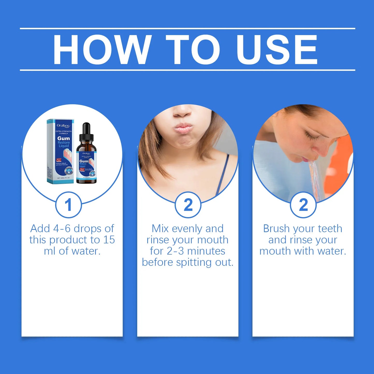 Damaged Gum Repair Care Gel Serum Relieve Sore Gums Allergy Deep Cleaning Teeth Stains Tartar Serum Dental Caries Tooths Serum