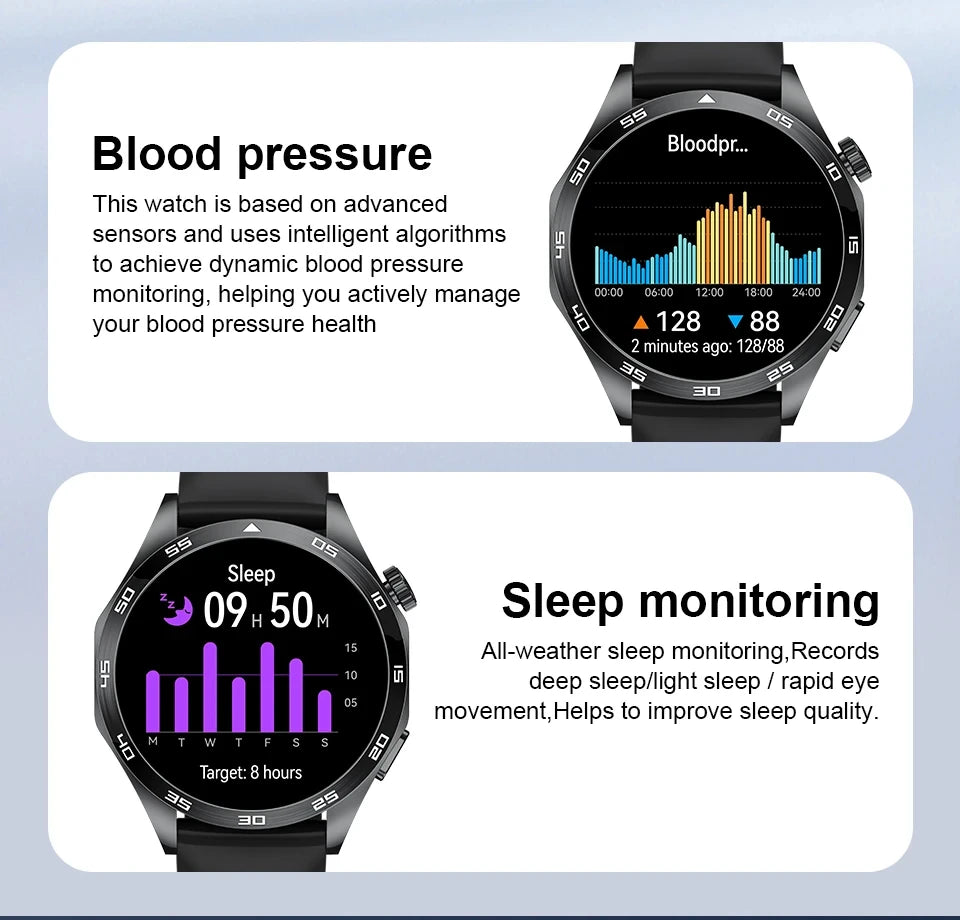LIGE Micro Physical Examination ECG Smart Watch Men Bluetooth Call Heart Rate Blood Pressure Oxygen Health Smartwatch 2025 New