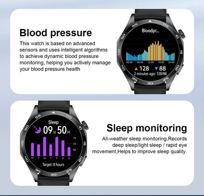 LIGE Micro Physical Examination ECG Smart Watch Men Bluetooth Call Heart Rate Blood Pressure Oxygen Health Smartwatch 2025 New