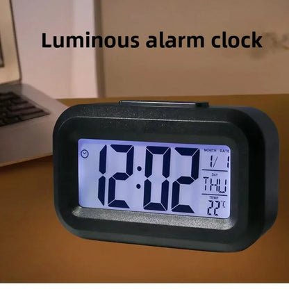 Digital Led Clock Household Bedside Battery Powered Multi-function Alarm Clock Desk Things for the Room Table Clocks Home Decor