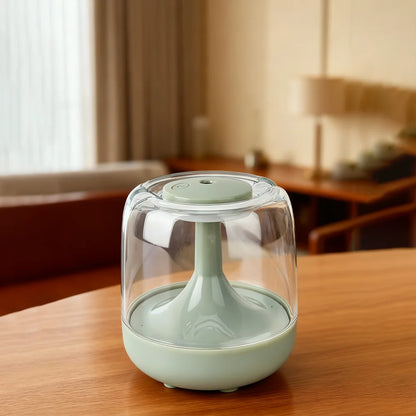 Large spray mute colorful light transparent water tank aromatherapy humidifier indoor portable bedroom air humidifier