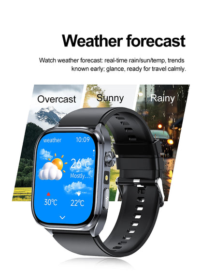 2026 New Non-Invasive Laser Treatment Three High Smart Watch  ECG+PPG Blood Fat Uric Acid Health Diagnosis Smart Watches For Man