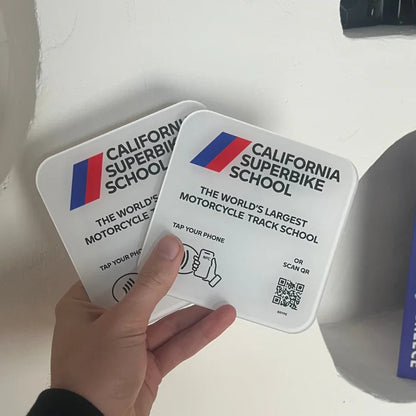 Custom  QR CODE, Business Logo, Google Review Sign