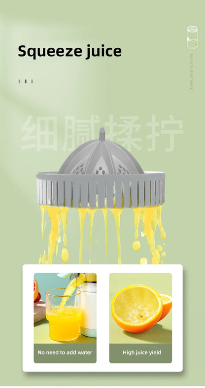 USB Rechargeable Electric Juicer 1PC Wireless Citrus Lemon Orange Juicer Automatic Fresh Fruit Blender for Kitchen