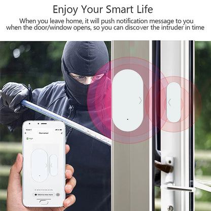 Tuya ZigBee 3.0 Smart Door Window Sensor Door Open Closed Detectors Smart Home Security Protection Alarm System for Alexa Google