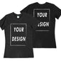 Bestseller Custom T-Shirt: Design Your Own Front & Back | Premium Unisex Tee for Couples, Teams & Events