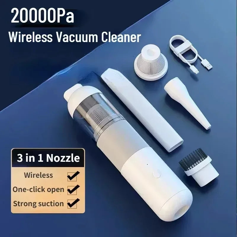 3 In1 39800pa Dust Collector Portable Handheld Wireless Powerful Suction Electric Smart Home Car Vacuum Cleaner 2026 New