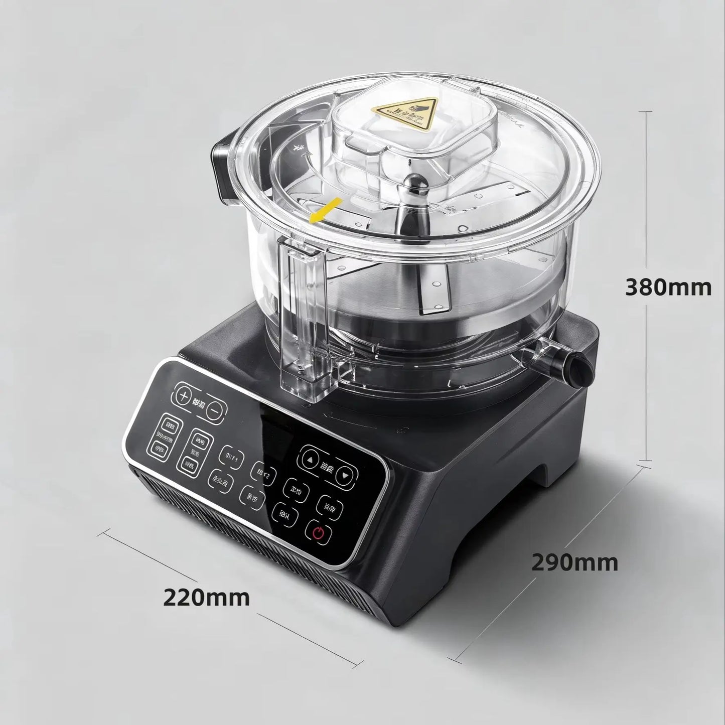 Digital Electric Fruit Peeler Machine 210mm Cutter Diameter Automatic Fruit Skin Peeling Machine For Home Cafe Use