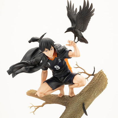 Haikyuu Gk 20cm Hinata Shoyo Tobio Kageyama Crow Stump Statue Model Cool Desktop Decoration Figure Collector Anime Fanatic