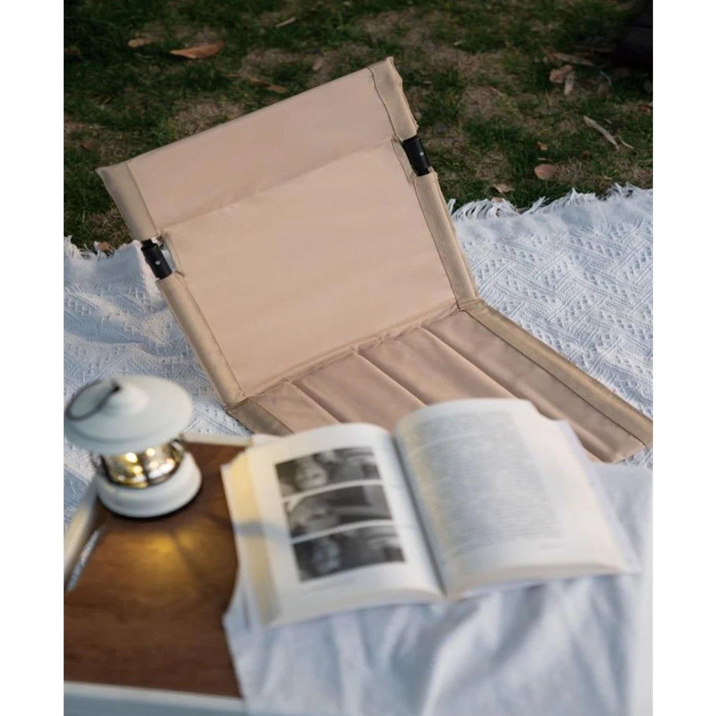 Foldable Camping Chair Outdoor Garden Park Single Lazy Chair Backrest Cushion Picnic Camping Folding Back Chair Beach Chairs
