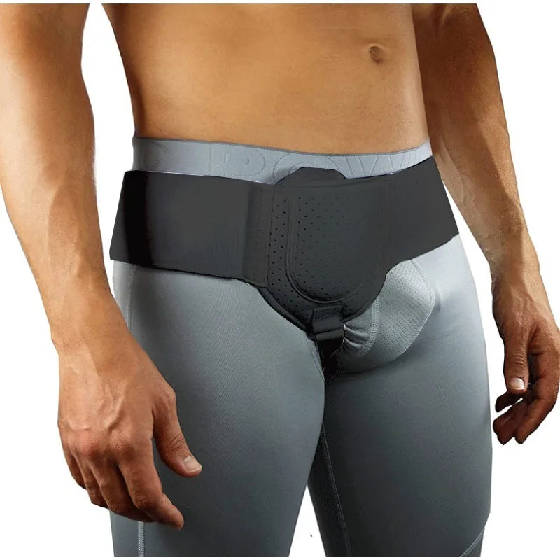 Recovery and Pain Relief of Truss Abdominal Hernia After Inguinal Support with Adult Adjustable Inguinal Hernia Support Belt